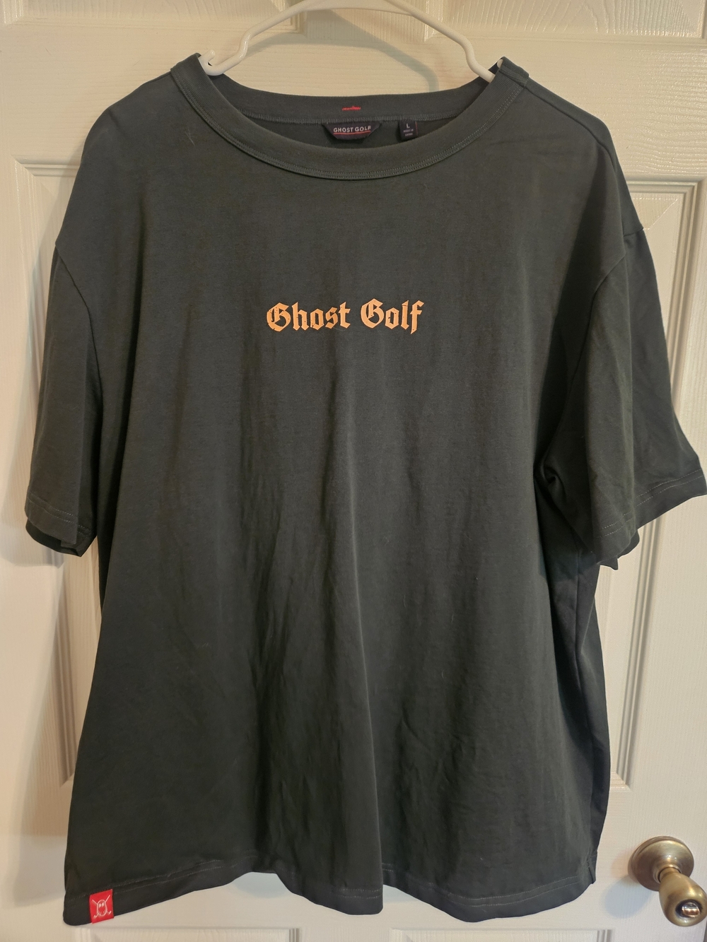 Ghost Golf Tee with Gold Logo